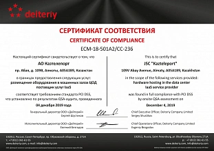 Безопасность — прежде всего! Казтелепорт прошел сертификацию PCI DSS